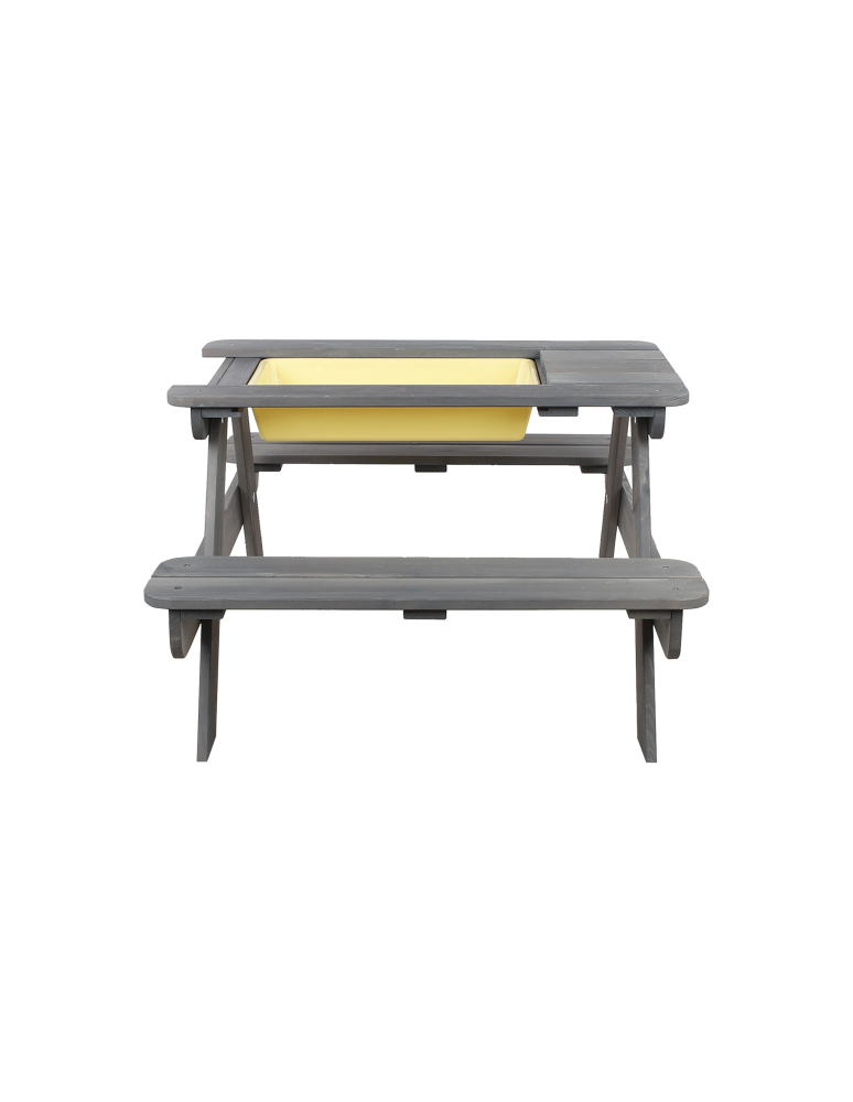 Art. Ogrodowe - Stół piknikowy z pojemnikiem i pokrywą SPD/80cm - Szary - product b2b.wamar.biz 5