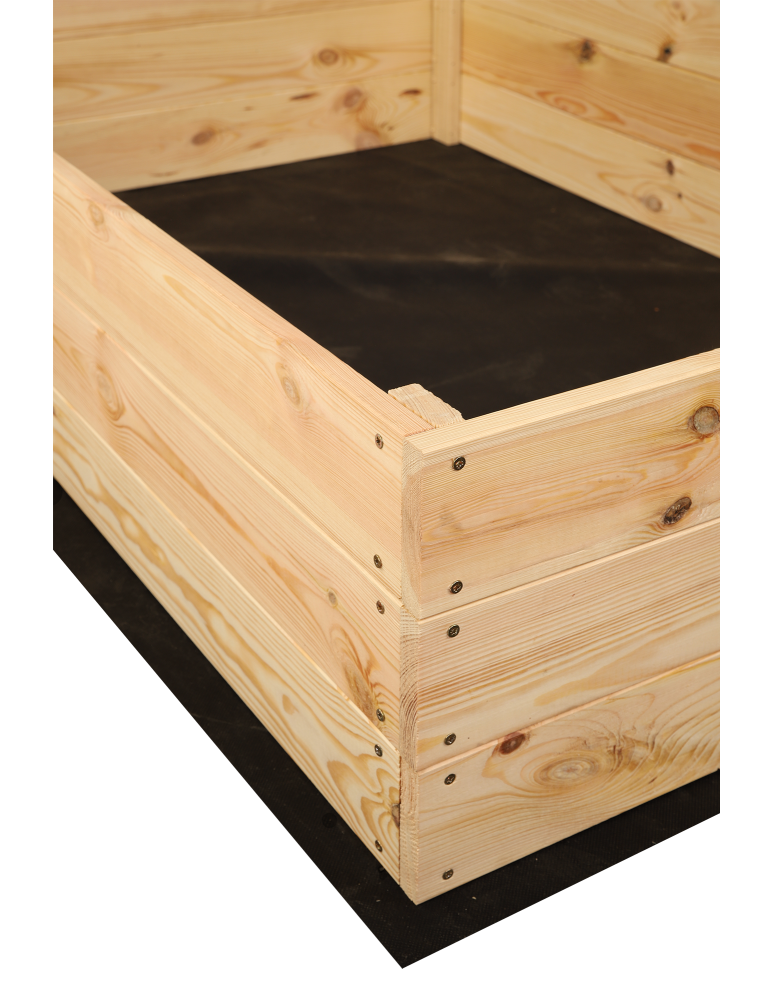 Grządki i Warzywniaki - Skrzynia ogrodowa ZP06 /27x103x80 cm/ Naturalna - product b2b.wamar.biz 4