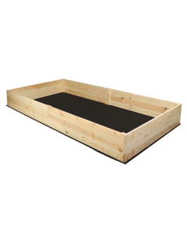 Grządki i Warzywniaki - Duża skrzynia ogrodowa ZP06 /27x163x80 cm/ Naturalna - product 3