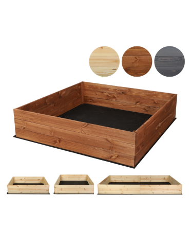 Skrzynia ogrodowa ZP06 /27x83x80 cm/ Brązowa