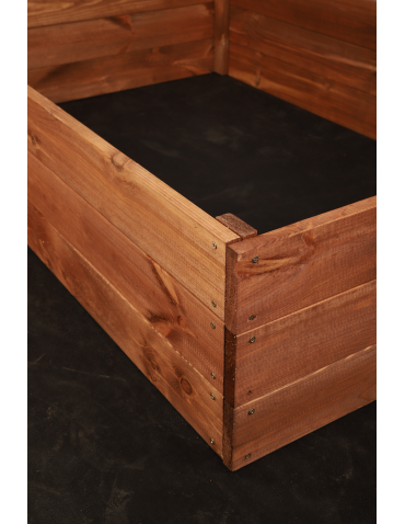 Grządki i Warzywniaki - Skrzynia ogrodowa ZP06 /27x103x80 cm/ Brązowa - produkt 4