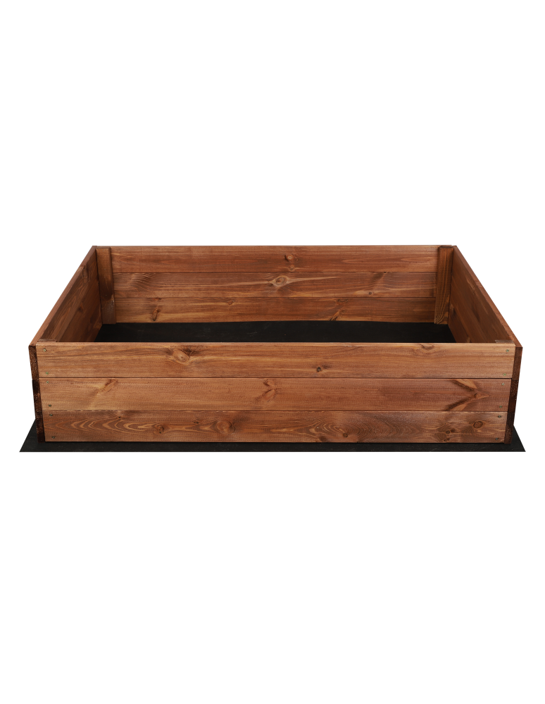 Grządki i Warzywniaki - Skrzynia ogrodowa ZP06 /27x120x100 cm/ Brązowa - product b2b.wamar.biz 2