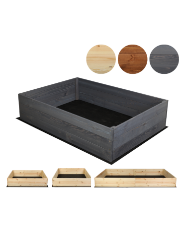 Skrzynia ogrodowa ZP06 /27x120x100 cm/ Szara