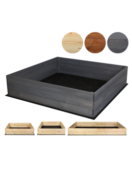 Skrzynia ogrodowa ZP06 /27x120x117 cm/ Szara