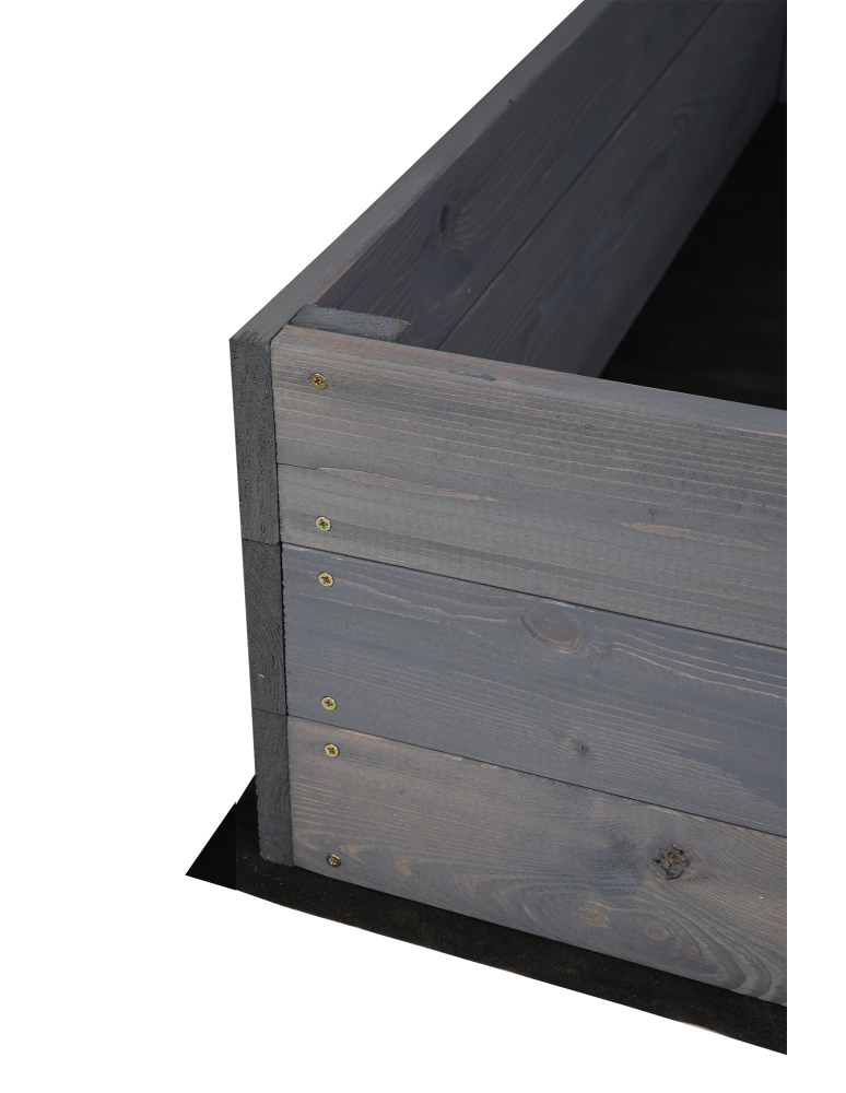 Grządki i Warzywniaki - Skrzynia ogrodowa ZP06 /27x120x117 cm/ Szara - product b2b.wamar.biz 4