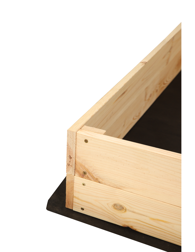 Grządki i Warzywniaki - Skrzynia ogrodowa ZP06 /18x83x80 cm/ Naturalna - produkt b2b.wamar.biz 3