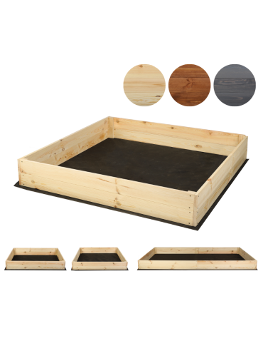 Skrzynia ogrodowa ZP06 /18x120x117 cm/ Naturalna