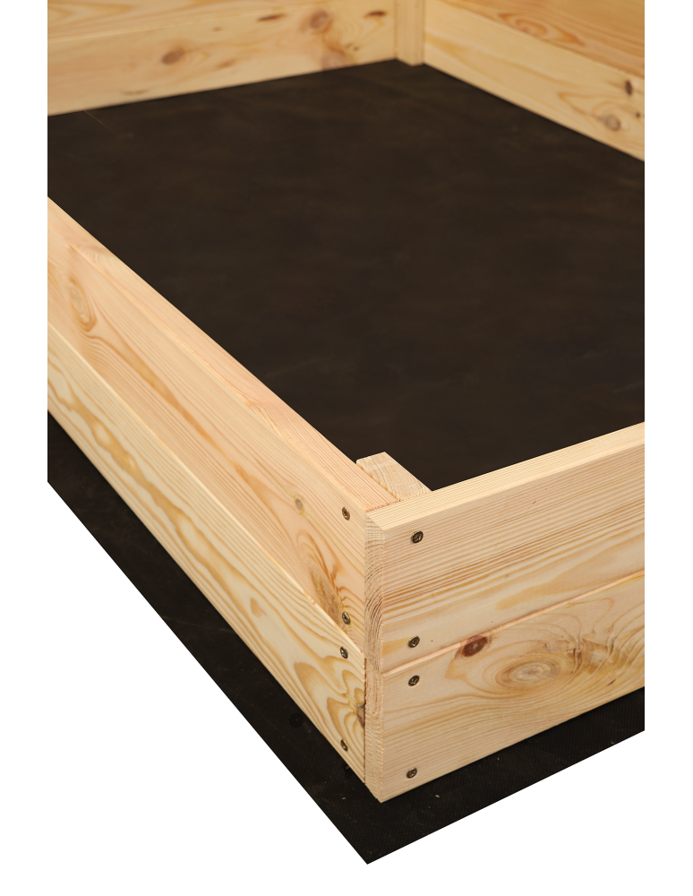 Grządki i Warzywniaki - Skrzynia ogrodowa ZP06 /18x103x80 cm/ Naturalna - product b2b.wamar.biz 3