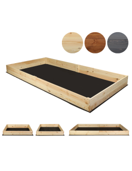 Wielka skrzynia ogrodowa ZP06 /18x237x117 cm/ Naturalna