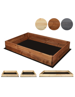 Skrzynia ogrodowa ZP06 /18x103x80 cm/ Brązowa