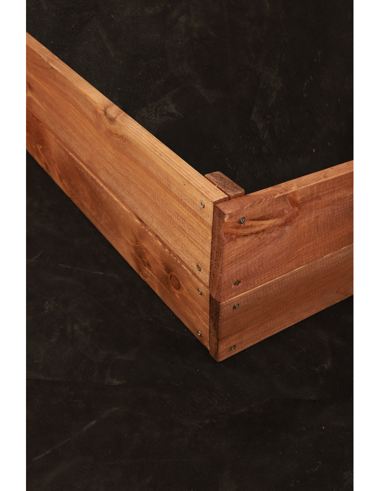 Grządki i Warzywniaki - Skrzynia ogrodowa ZP06 /18x103x80 cm/ Brązowa - product b2b.wamar.biz 3