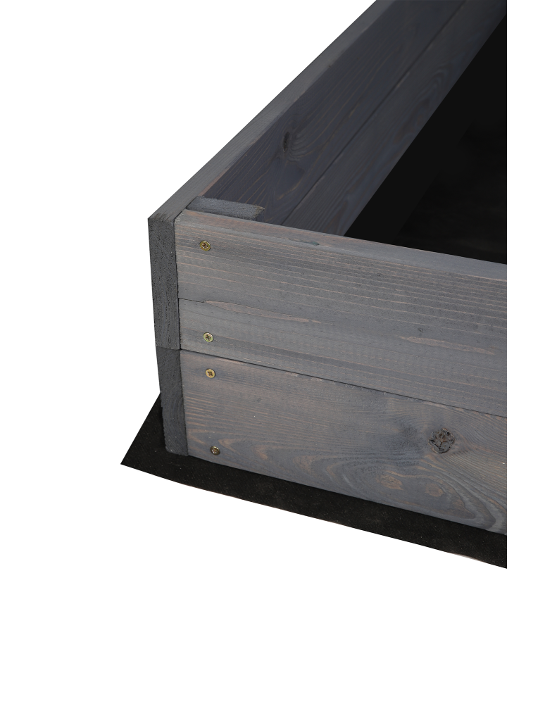 Grządki i Warzywniaki - Skrzynia ogrodowa ZP06 /18x120x117 cm/ Szara - product b2b.wamar.biz 3