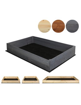 Skrzynia ogrodowa ZP06 /18x120x100 cm/ Szara