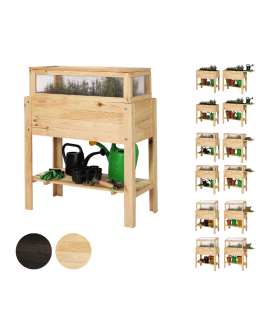 Miniszklarnia z półką dolną OBL - Naturalna