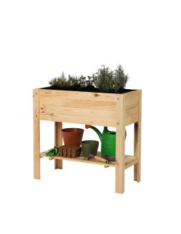 Ziołownik na nóżkach z półką dolną OBL - Naturalny - product 2