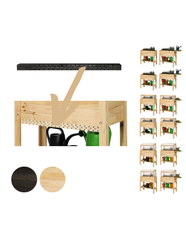 Domek dla owadów do ziołownika OBL - Czarny