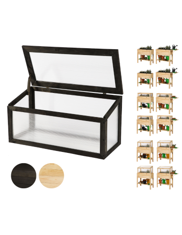 Duża pokrywa/nadstawka/szklarnia do ziołownika OBL - Czarna