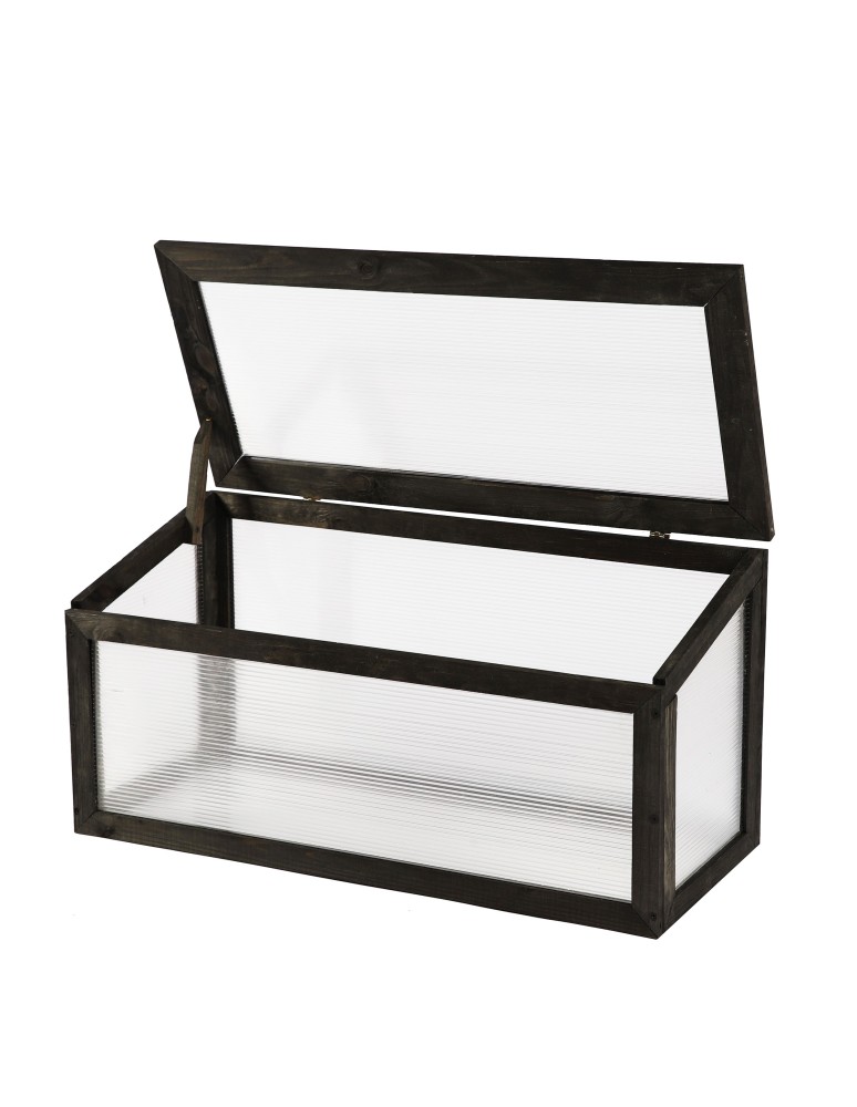 Miniszklarnie i Inspekty - Duża pokrywa/nadstawka/szklarnia do ziołownika OBL - Czarna - product b2b.wamar.biz 2