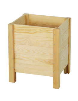 Drewniana Skrzynia na Donicę /szer. 34cm/Regulacja Dna/ RDS – Naturalna - product 2