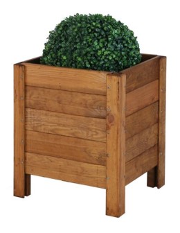 Drewniana Skrzynia na Donicę /szer. 34cm/Regulacja Dna/ RDS – Brązowa - product 2