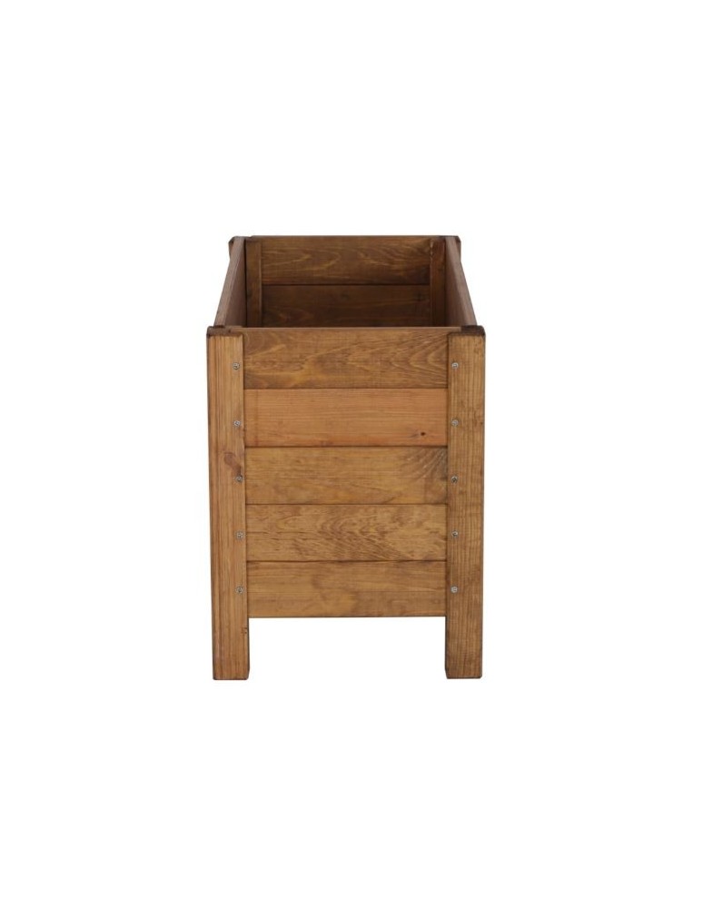 Grządki i Warzywniaki - Drewniana Skrzynia na Donicę /szer. 34cm/Regulacja Dna/ RDS – Brązowa - product b2b.wamar.biz 3