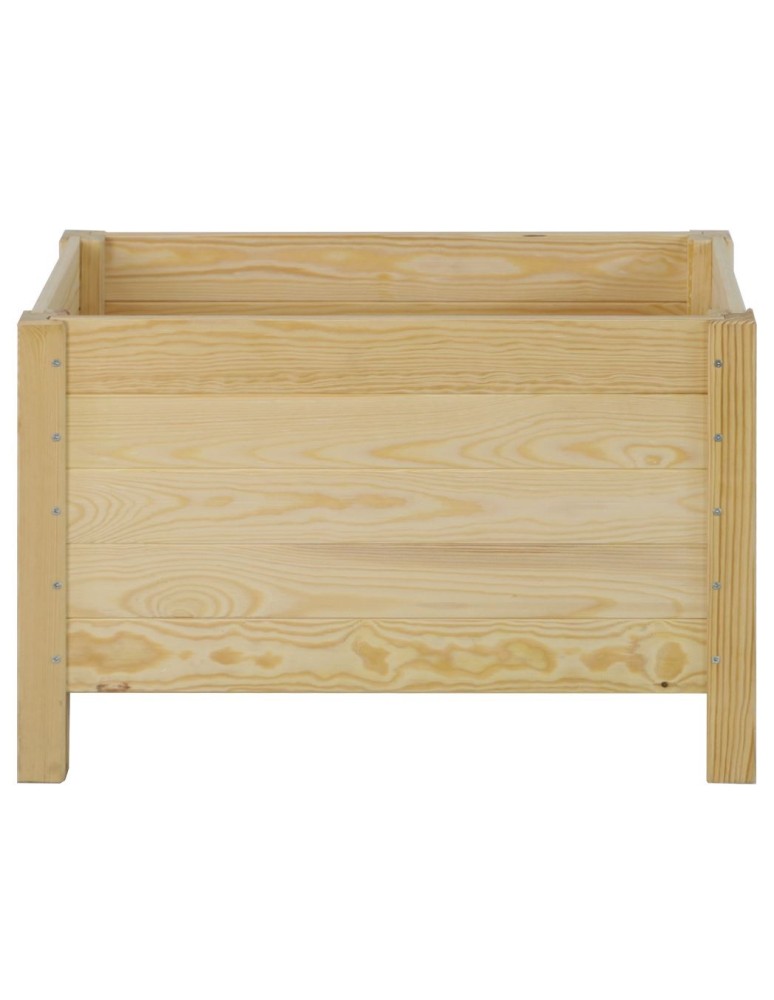 Grządki i Warzywniaki - Drewniana Skrzynia na 2 Donice /szer. 68cm/Regulacja Dna/ RDS –  Naturalna - product b2b.wamar.biz 3