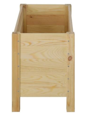 Grządki i Warzywniaki - Drewniana Skrzynia na 2 Donice /szer. 68cm/Regulacja Dna/ RDS –  Naturalna - product 5