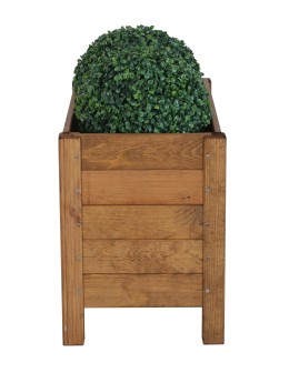 Drewniana Skrzynia na 2 Donice /szer. 68cm/Regulacja Dna/ RDS – Brązowa - product 2