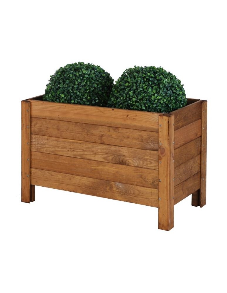 Grządki i Warzywniaki - Drewniana Skrzynia na 2 Donice /szer. 68cm/Regulacja Dna/ RDS – Brązowa - product b2b.wamar.biz 4