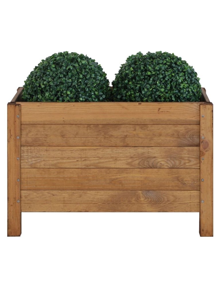 Grządki i Warzywniaki - Drewniana Skrzynia na 2 Donice /szer. 68cm/Regulacja Dna/ RDS – Brązowa - product b2b.wamar.biz 6