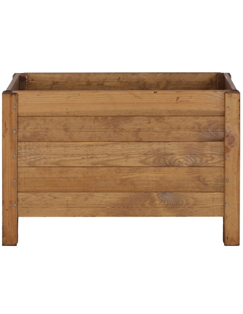 Grządki i Warzywniaki - Drewniana Skrzynia na 2 Donice /szer. 68cm/Regulacja Dna/ RDS – Brązowa - product b2b.wamar.biz 7
