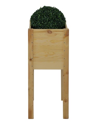 Grządki i Warzywniaki - Drewniana Skrzynia na nóżkach /szer. 34cm/Regulacja Dna/ RDS –  Naturalna - product 4