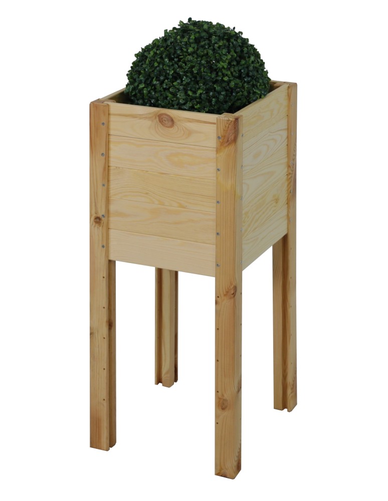 Grządki i Warzywniaki - Drewniana Skrzynia na nóżkach /szer. 34cm/Regulacja Dna/ RDS –  Naturalna - product b2b.wamar.biz 5