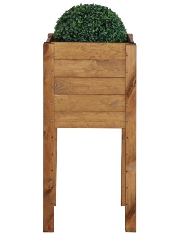 Grządki i Warzywniaki - Drewniana Skrzynia na nóżkach /szer. 34cm/Regulacja Dna/ RDS – Brązowa - product 3