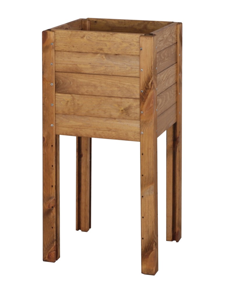 Grządki i Warzywniaki - Drewniana Skrzynia na nóżkach /szer. 34cm/Regulacja Dna/ RDS – Brązowa - product b2b.wamar.biz 4