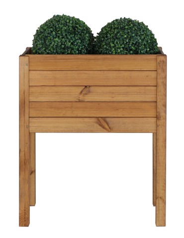 Grządki i Warzywniaki - Drewniana Skrzynia na nóżkach /szer. 68cm/Regulacja Dna/ RDS – Brązowa - product 5