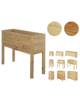 Drewniana Skrzynia na nóżkach /szer. 88cm/Regulacja Dna/ RDS – Naturalna