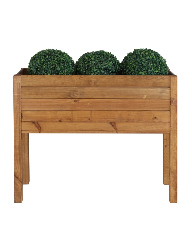 Grządki i Warzywniaki - Drewniana Skrzynia na nóżkach /szer. 88cm/Regulacja Dna/ RDS – Brązowa - product b2b.wamar.biz 2