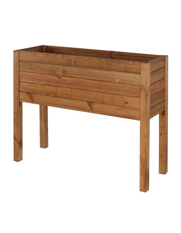 Grządki i Warzywniaki - Drewniana Skrzynia na nóżkach /szer. 88cm/Regulacja Dna/ RDS – Brązowa - product 3