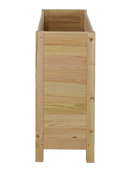 Wysoka Skrzynia na Donicę /szer. 88cm/Regulacja Dna/ RDS – Naturalna - product 2