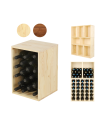 Skrzynkowy stojak na wino RW-6 – Naturalne Drewno