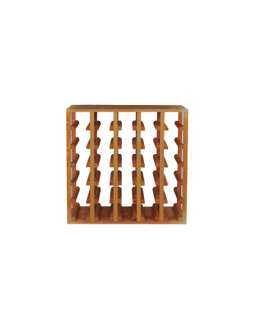 Regały - Modułowy stojak na wino RW-6 – Brązowe Drewno - product 3