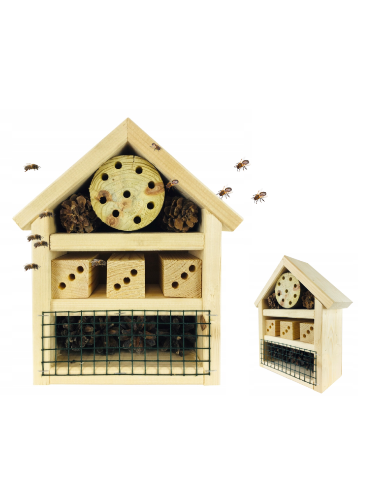 Art. Ogrodowe - Domek dla owadów /29x19,5 cm - Naturalny - product b2b.wamar.biz 1