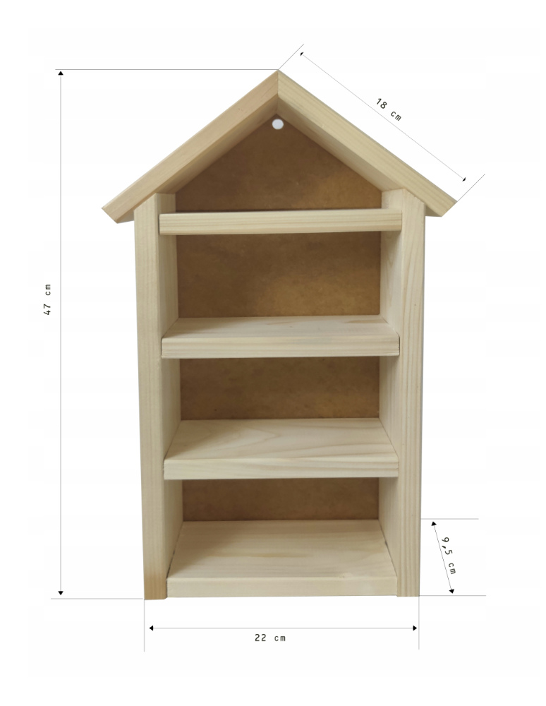 Art. Ogrodowe - Domek dla owadów /47x22 cm - Naturalny - product b2b.wamar.biz 2