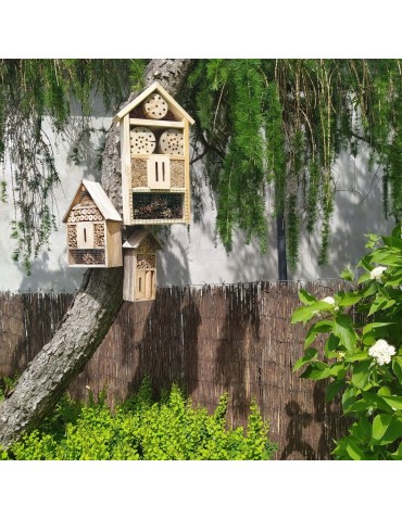 Art. Ogrodowe - Domek dla owadów /47x22 cm - Naturalny - product 4