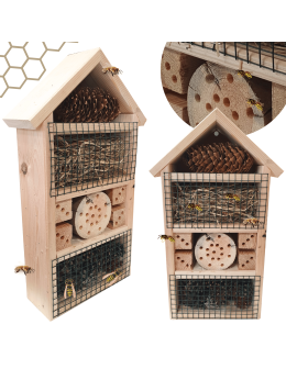 Domek dla owadów /47x22 cm - Naturalny