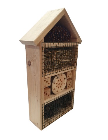 Art. Ogrodowe - Domek dla owadów /47x22 cm - Naturalny - product 6