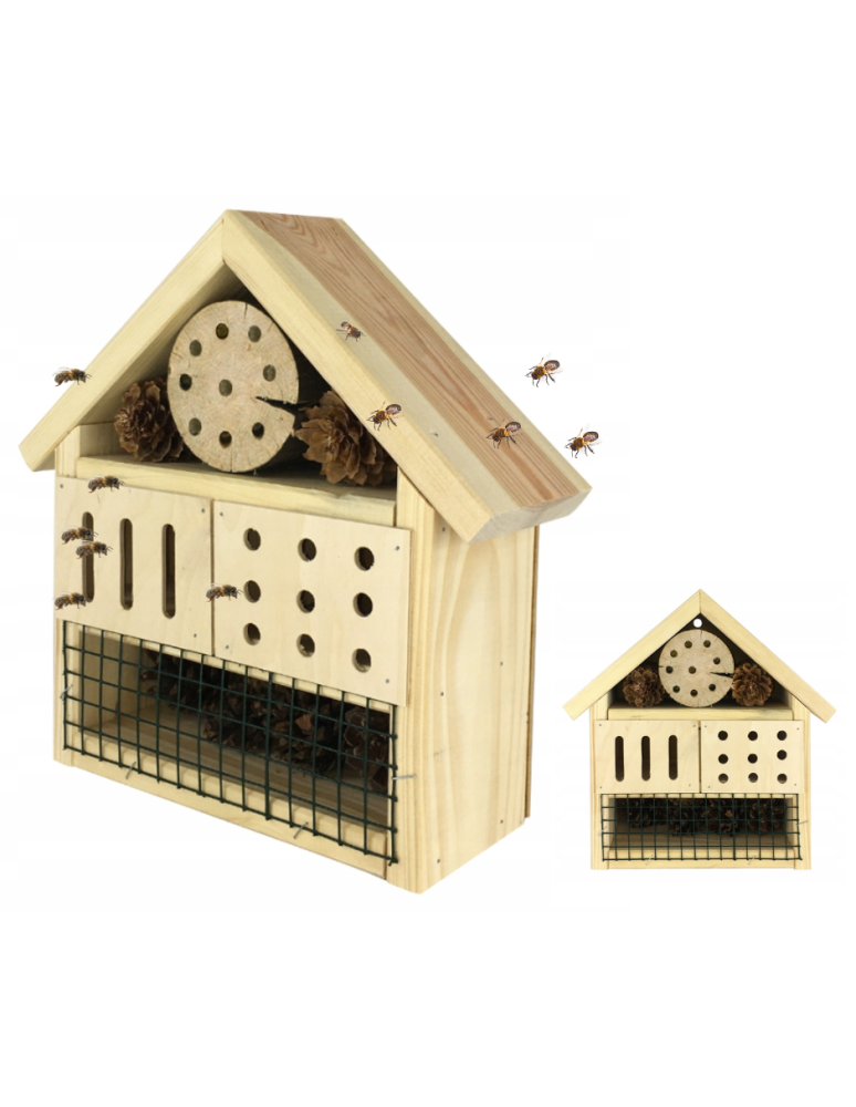 Art. Ogrodowe - Domek dla owadów /27x22 cm - Naturalny - product b2b.wamar.biz 1