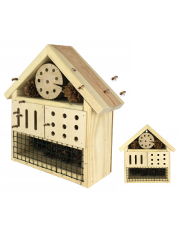 Domek dla owadów /27x22 cm - Naturalny