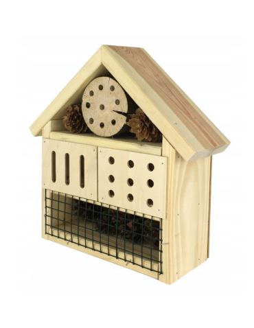 Art. Ogrodowe - Domek dla owadów /27x22 cm - Naturalny - product 4